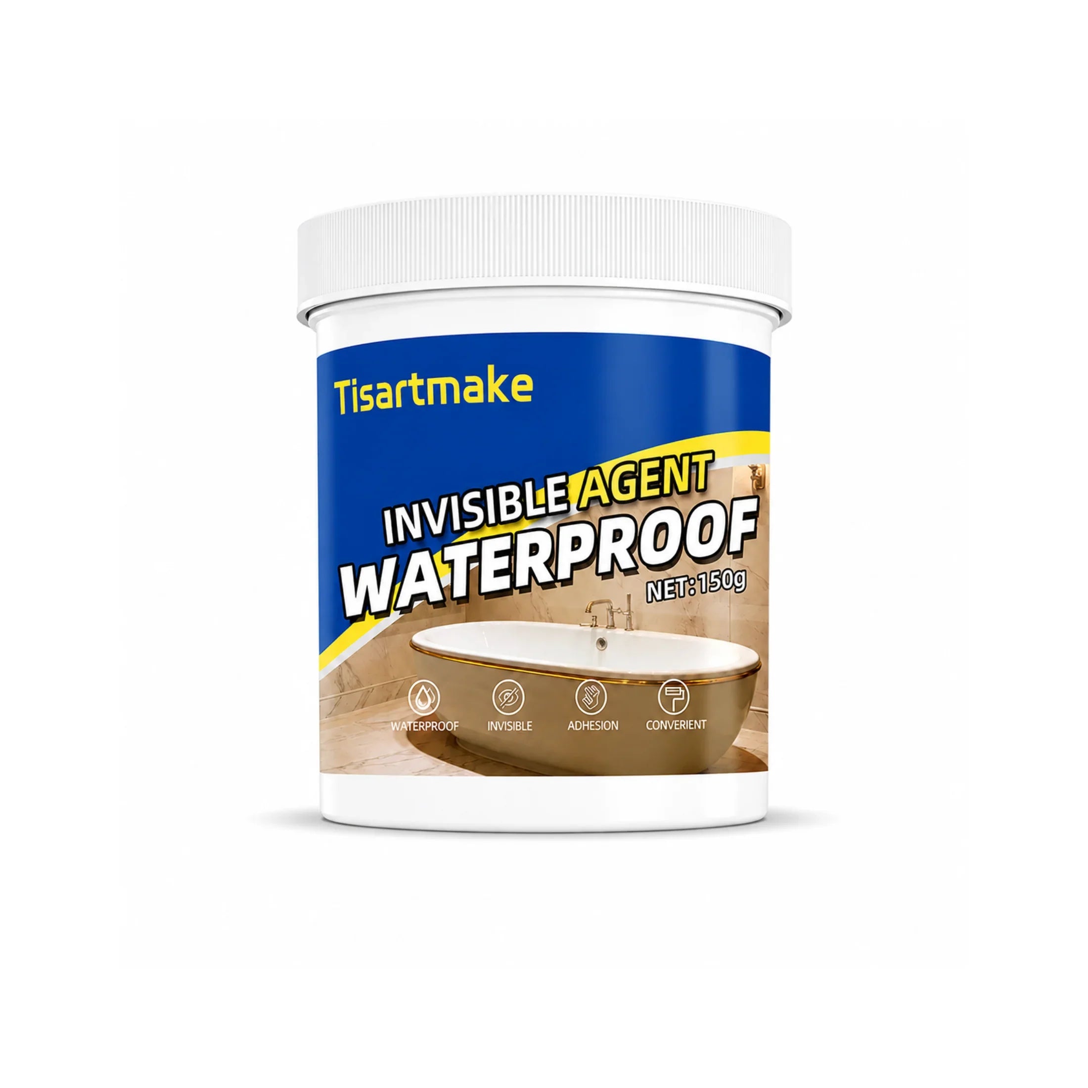 Tisartmake Invisible Agent Waterproof Sealant 150g for Bathrooms, Waterproof & Adhesive